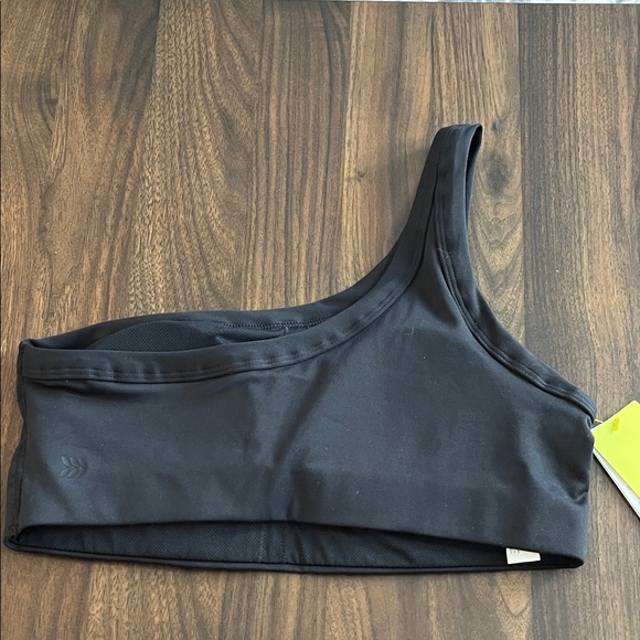 All in Motion Black One-Shoulder Sports Bra - Picture 2 of 3